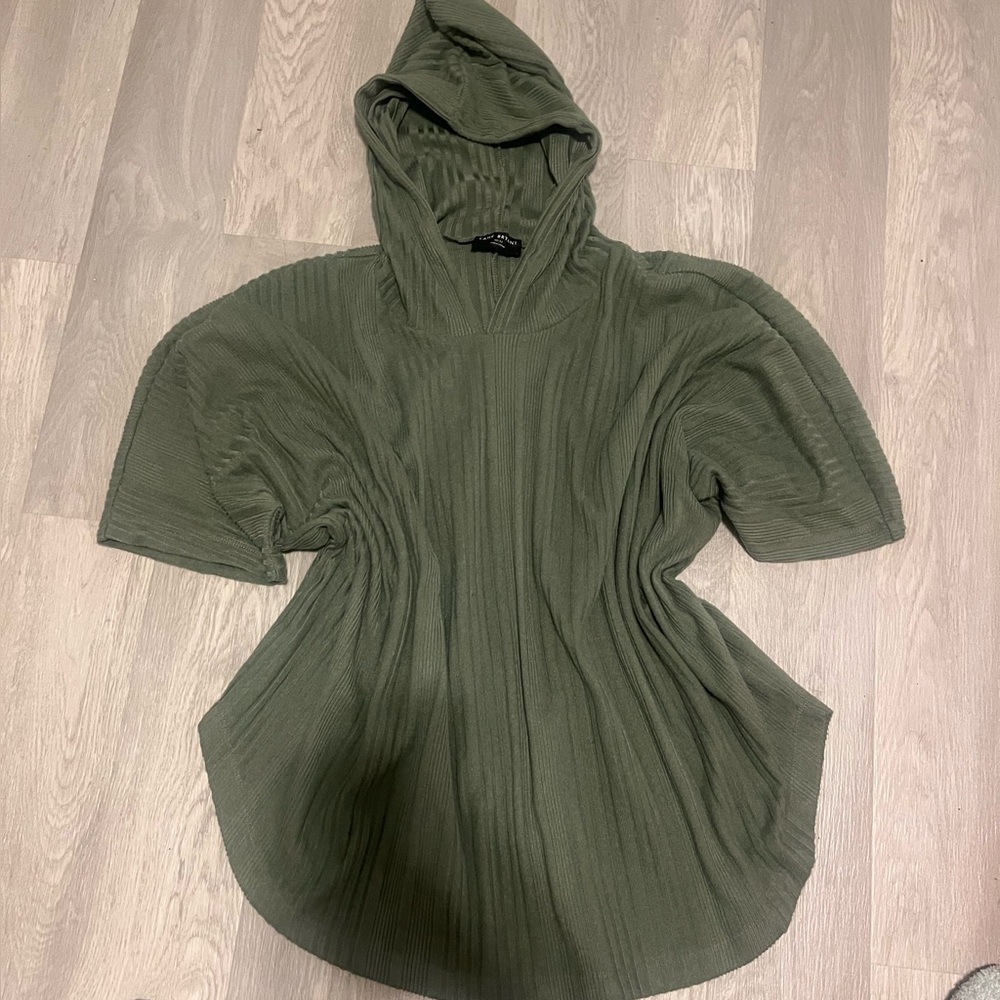 Lane Bryant Forest‎ Green Hooded Sweatshirt